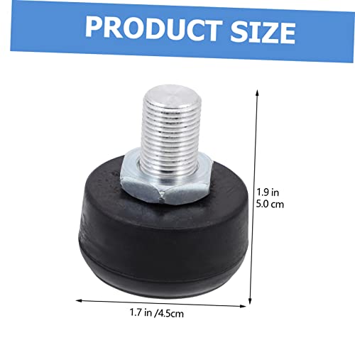 JOINPAYA Professional Roller Skates Toe Stops Sturdy Rubber Skate Block Easy Install Toe Stopper