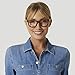 Peepers by PeeperSpecs Women's to The Max Square Blue Light Blocking Reading Glasses, Tortoise, 49 + 1