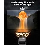 JMGO N1S Ultimate Triple Laser 4K Projector, 3300 ISO Lumens Projector, Google TV Netflix, Real-Time Auto Screen Fit, HDR10, 60''-300", Blu-ray 3D, Home Theater Projector with 20W Dolby Digital+ - Image 2