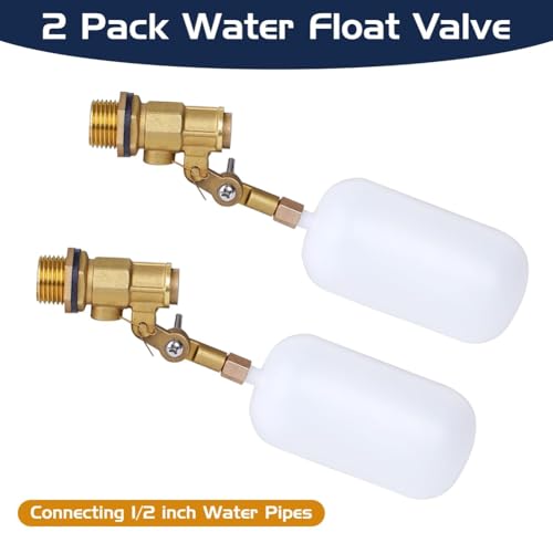 Valve flottante en laiton robuste 1/2 avec filetage précis et bras ajustable