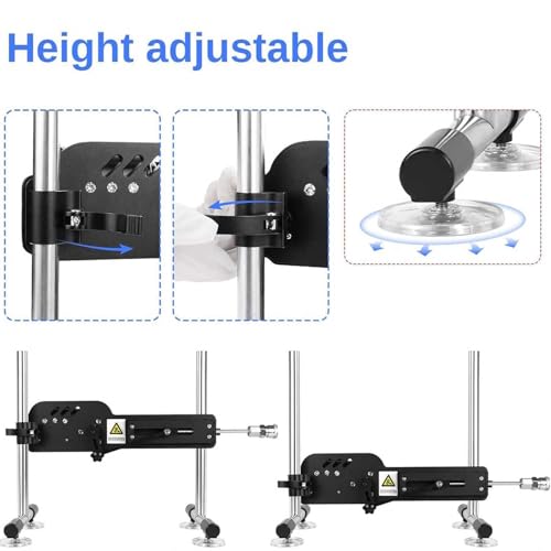 Machine va et vient XXL avec godemichet double et télécommande pour couple - 4