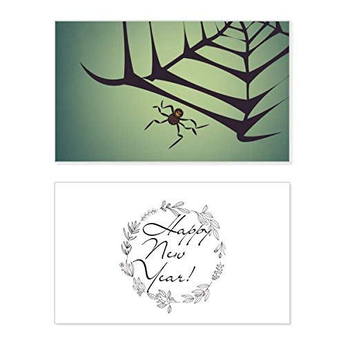 Tarjeta de felicitación de Año Nuevo de Noche de Brujas para compartir bendiciones