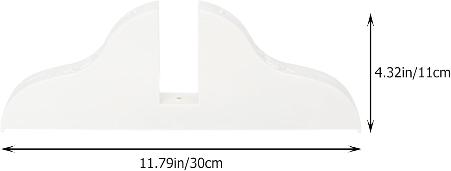 2pcs Screen Base Screen Divider Feet Thickened Divider Base Room Supply Room Privacy Clips Useful Privacy Holders Clips Plastic Stand