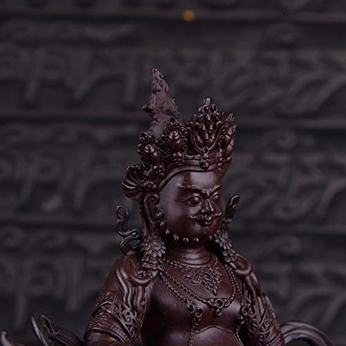 Ornements de Bouddha peints exquis statuette de collection - 4