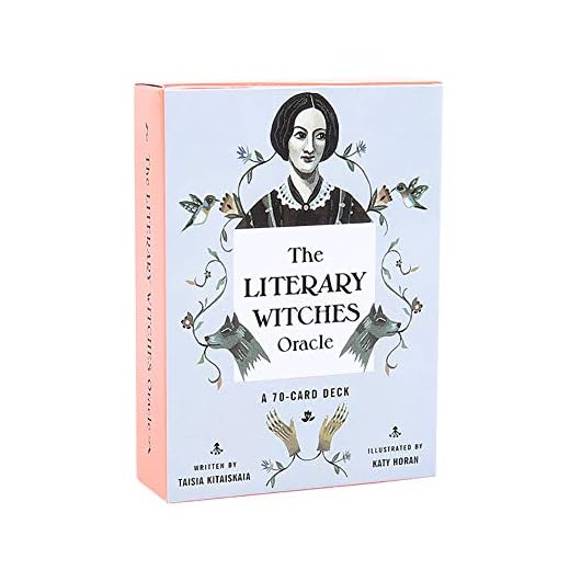 De litterära häxorna Oracle Tarot Cards engelska versionen svarar på frågor om ditt kreativa liv och andlig resa