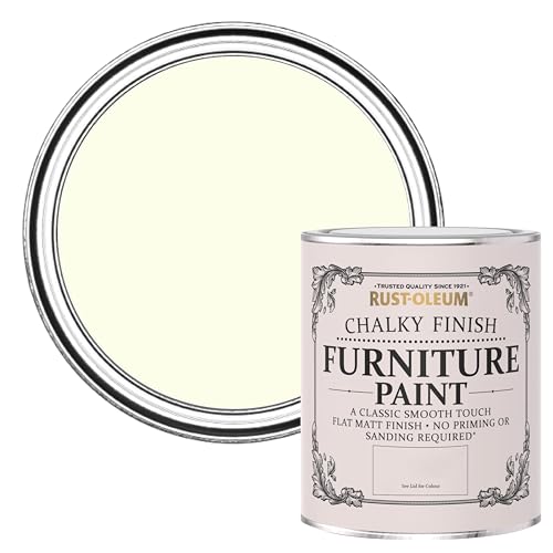 Rust-Oleum Off White Upcycled Furniture Paint in Chalky Finish - Shortbread 750ml