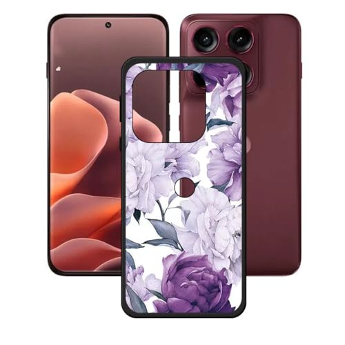 LCEHTOGYE �K�p ?Motorola Edge 70 Pro�p�P�[�X�A�K�p ?Motorola Edge 70 Pro (6,78")�ƌ݊����̂��钴���^�u���b�N�\�t�gTPU�V���R���Q���P�[�X�ی�J�o�[- WZ7