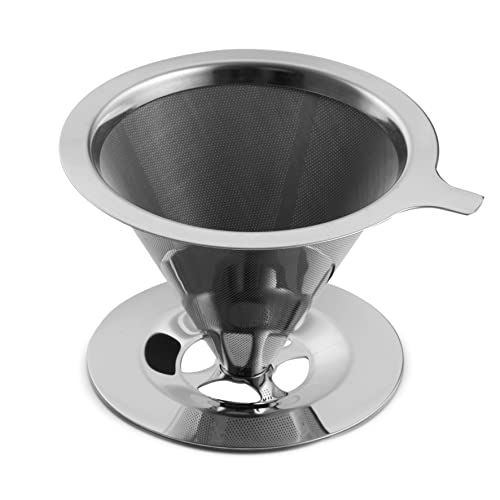 Filtro De Café Coador Inox 103 Reutilizável Peneira Dupla