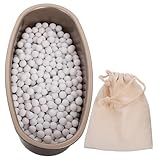 FOMIYES Keramik Backstein und Kuchengewicht 500g für Brot Pizza und Tartes Steinzeug mit Feuchtigkeitsaufnahme für Knusprige Backergebnisse im Ofen