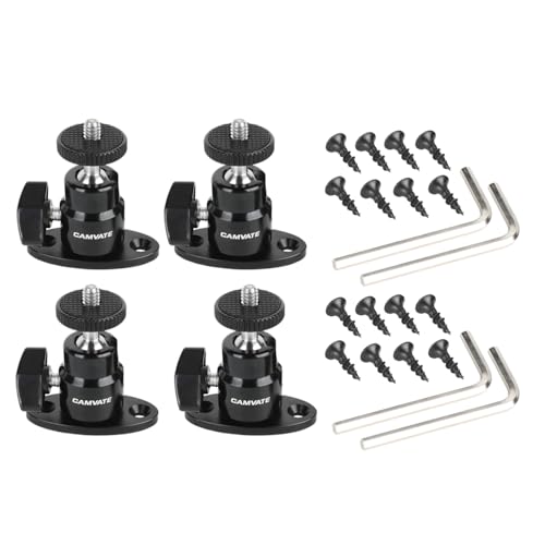 Fixation camera sans vibration grace aux mini rotules pour support de plafond - 6