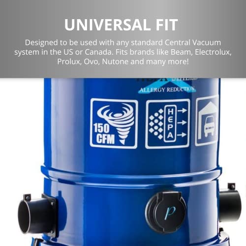 Prolux Cv12000 Blue Central Vacuum Cleaner Power Unit With Powerful 2 Stage Motor And Hepa Filtration #TOP3