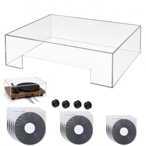 Universal Acrylic Turntable Dust Cover