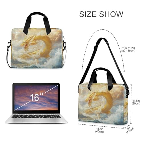 Funda para portátil 15.6" con asa y correa crossbody miniatura 5