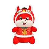 Excellent cadeau : la peluche de l'année chinoise est un excellent cadeau pour les anniversaires, les fêtes et les événements spéciaux. Il offre un moyen significatif de passer des heures joyeuses avec la famille et les amis et d'ajouter de la joie à toutes les occasions. Grâce à sa texture douce et à sa conception soignée, il devient un compagnon apprécié qui rend les célébrations plus personnelles et inoubliables. Ce cadeau renforce l'interpersonnel
