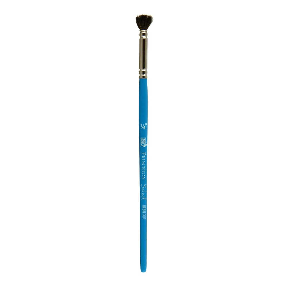 Princeton Art & Brush Select Natural and Synthetic Hair Brush-Deerfoot 1/4-inch Width
