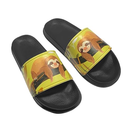 Image of Open Toe Slippers for Women Rubber Slides Womens Sandal Slippers
