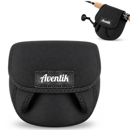 Aventik Neoprene Spinning Reel Cover Fishing Reel Protective Case