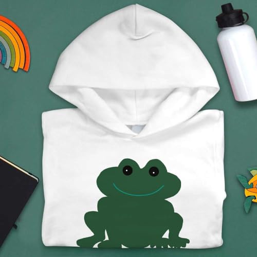 Azeeda 'Smiling frog' Children's Hoodie/Hooded Sweater (KO041735)3