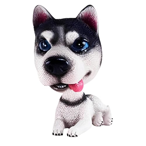 Cabeza de coche de perro y muñeca de cabeza sacudida para decorar vehículos