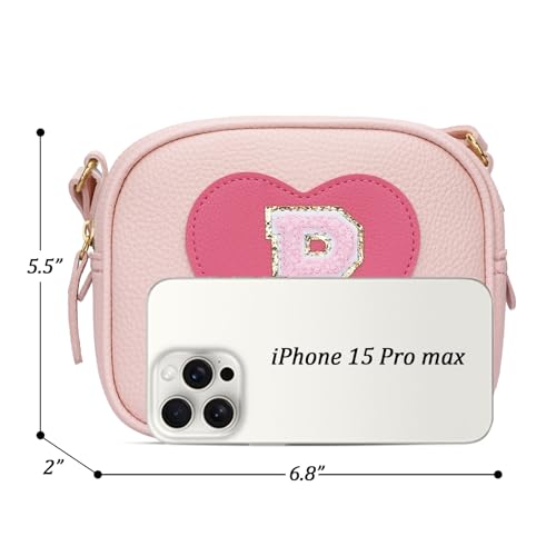 Image of KKXIU Birthday Gifts for Girls Initial Toddler Purse Cute Kids Crossbody Bag
