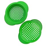 2 Pack - Can, Tuna, Colander Strainer, Food Grade Plastic, BPA-Free, Unibody Design, Dishwasher Safe, Fits Standard Size Cans