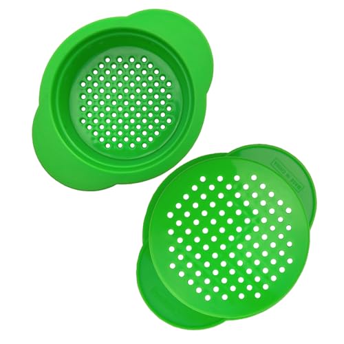 2 Pack - Can, Tuna, Colander Strainer, Food Grade Plastic, BPA-Free, Unibody Design, Dishwasher Safe, Fits Standard Size Cans