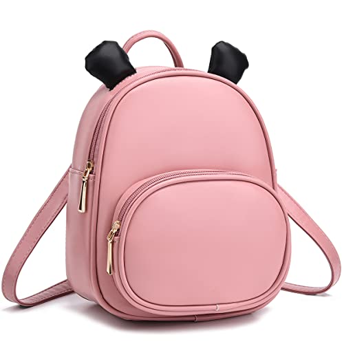 Cute Backpack Bag for Women Small Size Shoulder Purse Faux Leather Casual Mini Backpacks Travel Bag