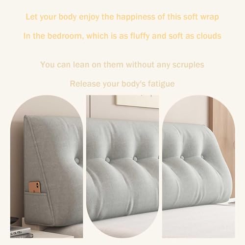 Coussin de lecture triangulaire design pour lit moderne et sofa