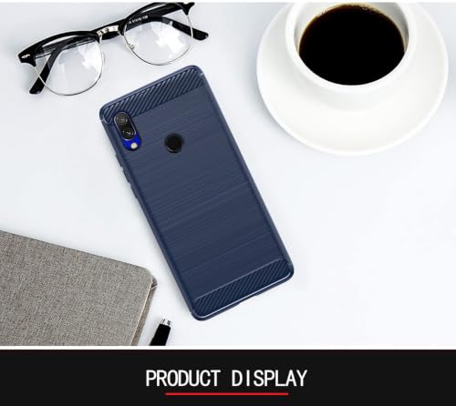 Image of Basic Case for Redmi 7 / Redmi Y3 (Carbon Fibre Blue)