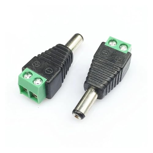 Cable CCTV Security Camera Cable con adaptador DC macho y hembra de 20PCS 5