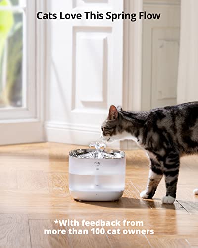 eufy-Pet-Water-Fountain-Automatic-Water-Dispenser-for-Small-Dogs-and-Cats-Stainless-Steel-Cat-Water-Fountain-3-L-Capacity-Innovative-Safe-Sip-Pump-Cleans-Water-and-Removes-Induction-Electricity Automatic Water Dispenser for Small Dogs