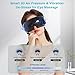 Eye Massager with Heat – Birthday Gift for Women Men Mom Dad Her Him, Smart Mask Massage with Music Care for Eye Strain Relief, Improve Sleep, Relax at Home, Indoors, Outdoors, Travel, Christmas