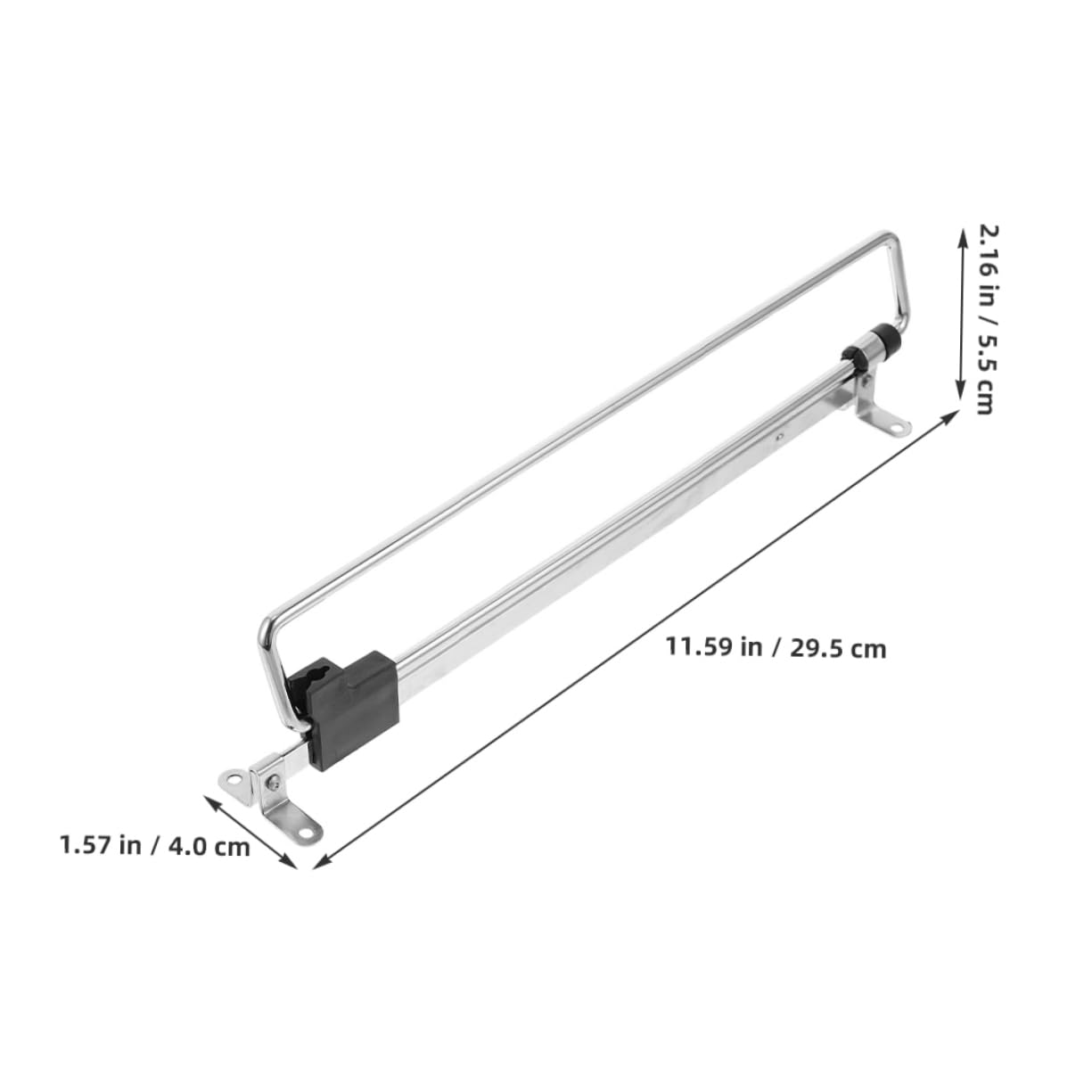 Cabilock 5pezzi Barra Appendiabiti Regolabile in Ferro e Plastica per Armadio, per Camera da Letto