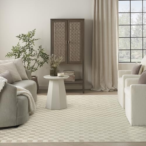 Nourison Home Serenity Home Beige 7'10" x 9'10" Alfombra miniatura 3
