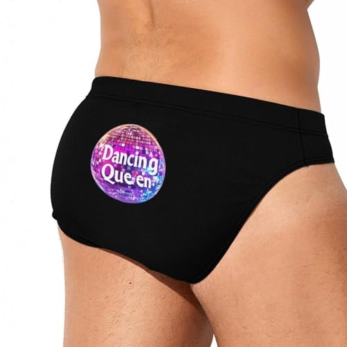 Dancing Queen Mens Swim Briefs Quick Dry Swim Trunk Bikini Underwear Swimsuit3