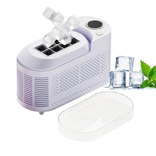 Fabricadora de hielo portátil compacta y rápida miniatura 1