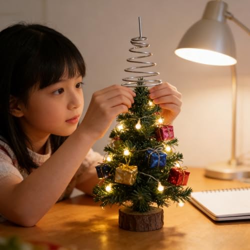 Soporte estable para copa de árbol de Navidad, resorte seguro para decoración del hogar 6