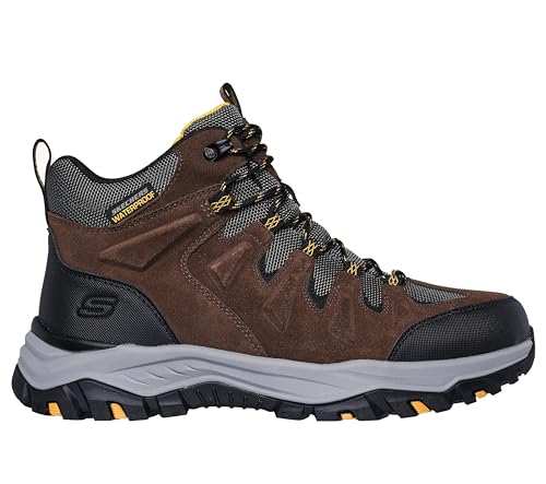 Image of Skechers Men's USA Rickter - Branson Mid Top Waterproof Lace Up Hiker Boot