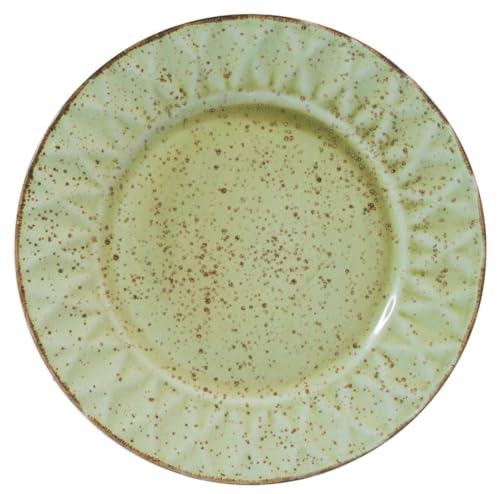 H&H 819513 Set 6 Piatti Piani 28 cm Verde