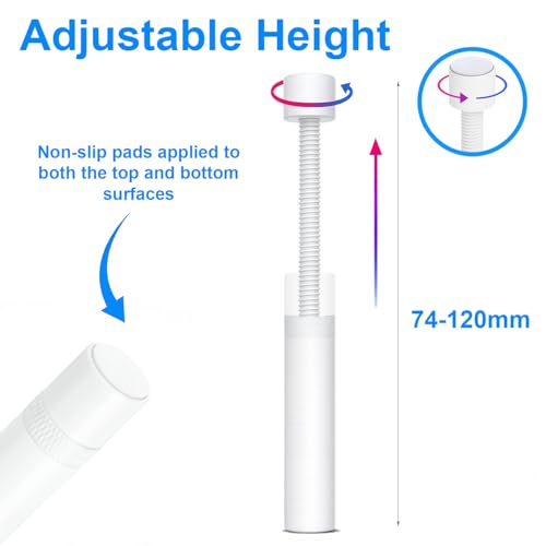 Image of GPU Support Bracket Graphics Card Brace Anti-Sag Holder Height Adjustable Video Card Stand White Large