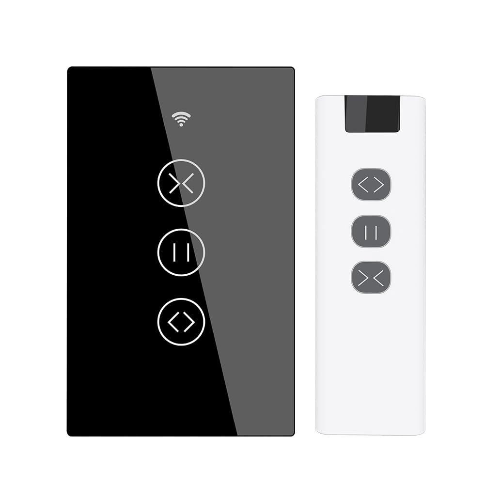 Rolladenschalter,Rolladenschalter Smart Smart Touch Gardain Roller Blinds Motorschalter Life App Fernbedienung funktioniert(2)