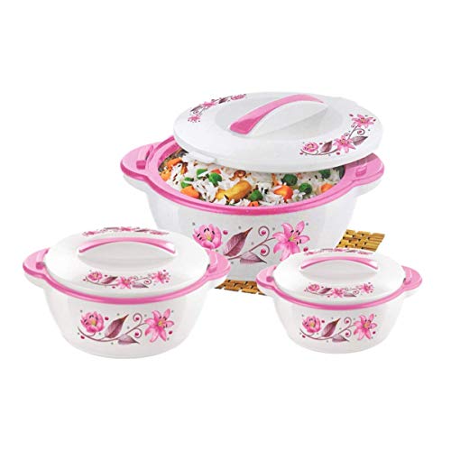 Image of V J MART Kitchen Products (SKI Orchid Casserole Pink)