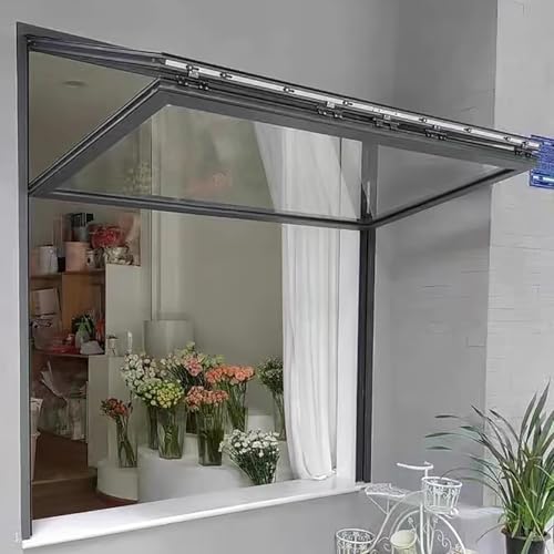 Ventana para restaurantes de comida rápida y cafeterías con marco de aluminio 2