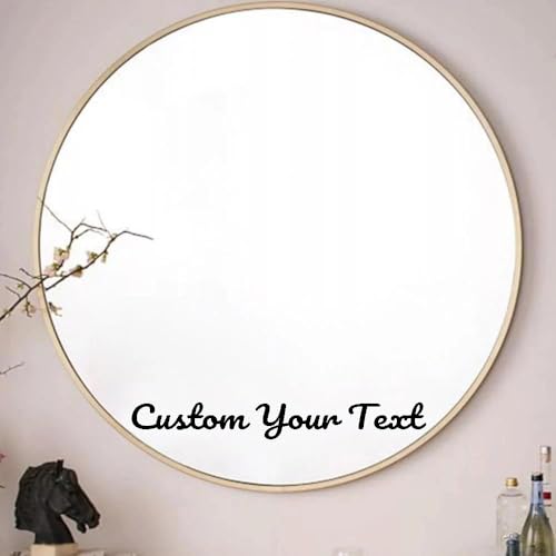 Custom Mirror Decal – Personalized Vinyl...