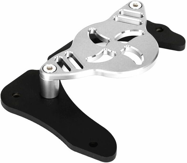 DR650 Front Sprocket Guard Compatible with DR 650 DR650S DR650SE 1996-2024 CNC 3D Carving Motorcycle Chain Guard Cover Protective Shell (Silver)