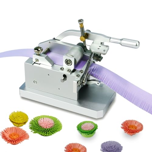 Máquina manual de filigrana, longitud y ancho de borla ajustables, herramienta de fabricación de flores de papel 3D para borlas y manualidades hechas a mano