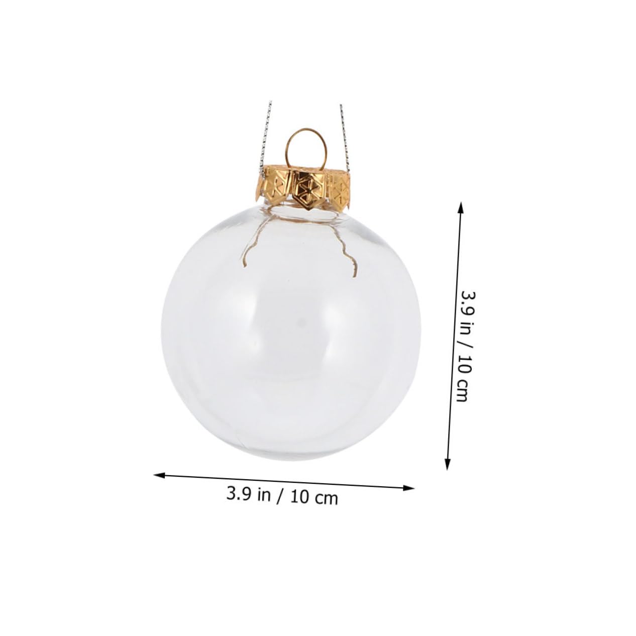 12 Piezas Bolas Colgantes Navideñas Decorativas de Pet Resistentes para Árbol de Navidad Adornos Festivos Reutilizables para Decoración del Hogar y Fiestas