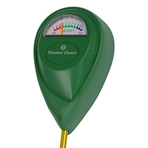 Planters' Choice Soil Moisture Meter Tester - No Batteries Required : Hydrometer