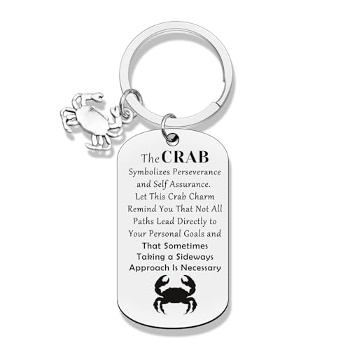 Crab Gifts for Women Men Crab Keychain Gift Crab Lover
