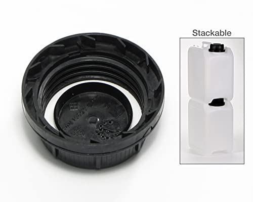 Octopus 2X 5L Kanister leer aus HDPE, mit Verschluss DIN 51mm und UN Zulassung, Wasserkanister, lebensmittelecht